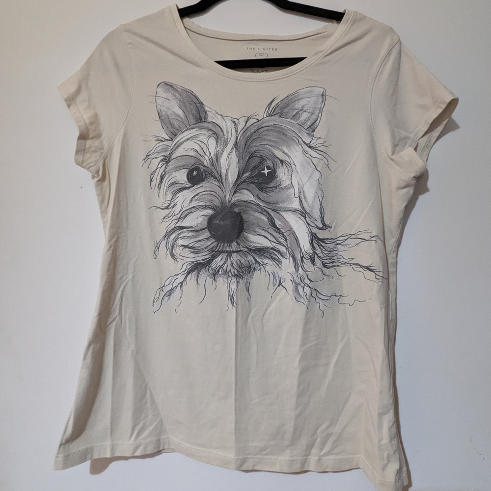 The Limited Cream Dog Print Clothing